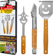 Grillbesteck set tlg - grillbesteck-set, 3-tlg