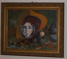 Breilmann Heino Gemälde 61x48cm Rahmen 76x63cm orginal signiert