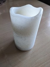 batteriebetriebene Echtwachskerze 7,5 x 13 cm