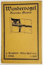 Pfadfinder / Wandervogel Bayerisches Gaublatt 5. Jh. 2. Heft 1915