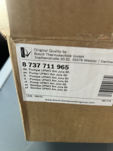 Junkers pumpe upmo - junkers, jula