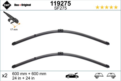 Wischblatt das original - 2x, set