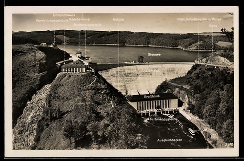 Hohenwarte saaletalsperre - ak, hohenwarte,