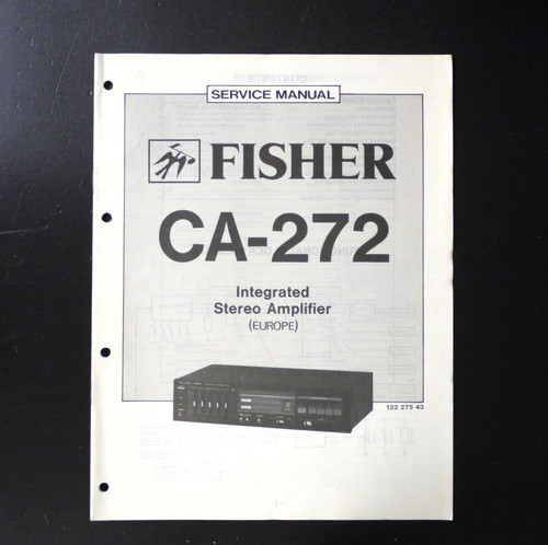 Original fisher 272 - fisher, ca-272