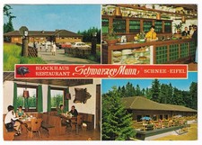 AK Blockhaus Restaurant Schwarzer Mann, Schnee-Eifel/Prüm, um 1973, gelaufen
