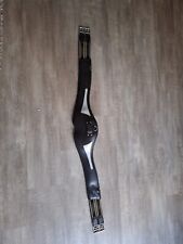 Langgurt Mondgurt Leder schwarz mit Brustbeindämmung 1,30m