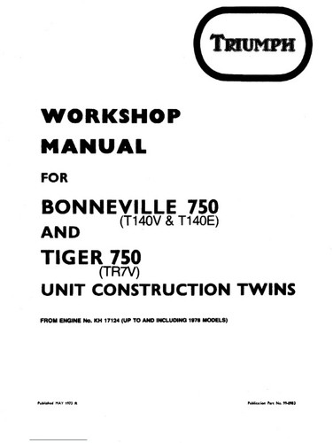 Triumph bonneville 750 t140v - triumph,