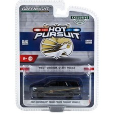 2021 Chevrolet Tahoe POLICE West Virginia State ** Greenlight Hot Pursuit 1:64
