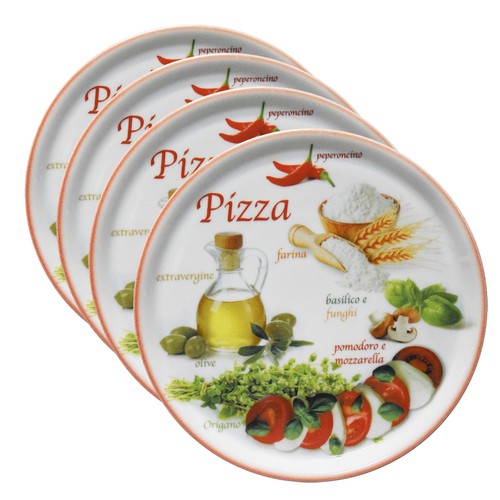 4er set pizzateller napoli - set,