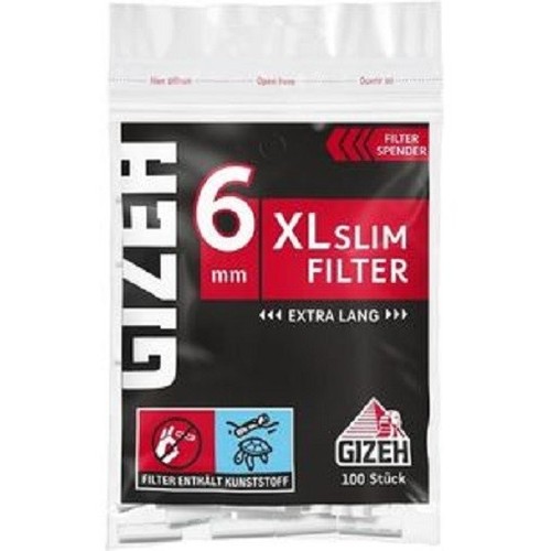 Gizeh black slim filter - gizeh, xl