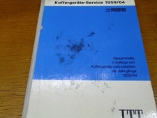 ITT Schaub Lorenz, Koffergeräte- Service, 1959/64, viele Serviceanleitungen
