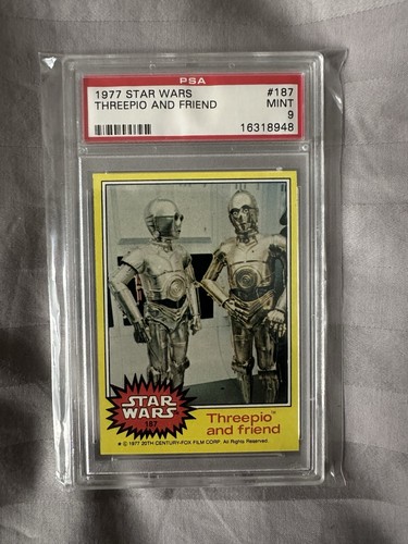 1977 star wars topps - topps, threepio