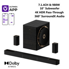 7.1.4 Dolby Atmos Soundbar mit