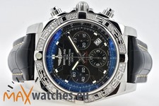 Breitling Chronomat 44 B01 AB0110AA Chronograph Diamond Bezel
