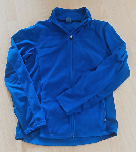 Blaue fleecejacke m - fleecejacke,