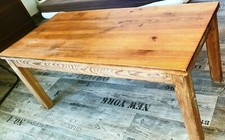 Couchtisch Massivholz Echtholz Vollholz - Höhe 45 cm, Länge 110 cm, Breite 50 cm