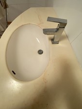 Waschbecken Marmor, Naturstein in gutem Zustand. Rosa