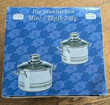 Mini Kochtopfset 2 teilig mit