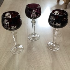 3 Gläser Lausitzer Römer