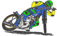 Speedway AUFKLEBER Held Solo