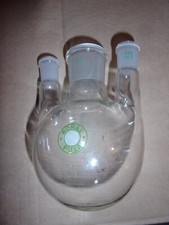 Dreihalskolben 250 ml NS 29/32, NS 14,5 BORAL PULA Borosilikatglas