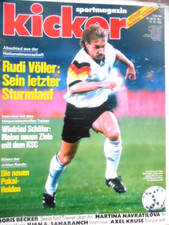 KICKER 82 - 12.10. 1992 Völler Stuttgart-Leeds 1:2 Pokal 3.Rd Ulm-BVB Axel Kruse