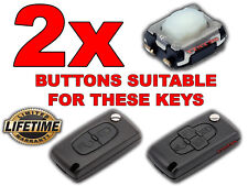 2x MIKROTASTER FÜR CITROEN C2 C3 C4 C5 JUMPER BERLINGO Schlüssel Reparatur