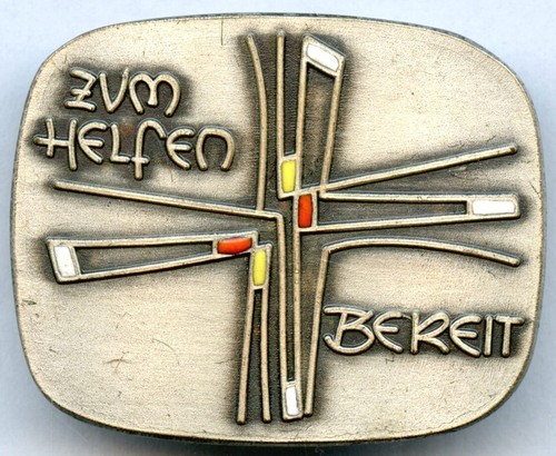Rot kreuz brosche - rot, kreuz-