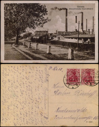 Postcard gleiwitz gliwice - postcard,