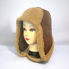 Echte Wildleder Wintermütze