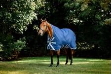 Horseware Rhino Wug Turnout 0g Navy/Titanium Grey & Classic Blue