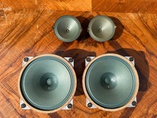 Pair vintage 8 " + 4" SABA