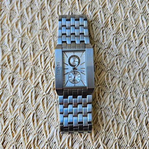 Esprit herren quarz - herren, edelstahl