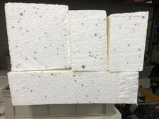 4 Stk Großer Styroporblock Künstlerstyropor Bastelschaum Styropor (älter) Reste