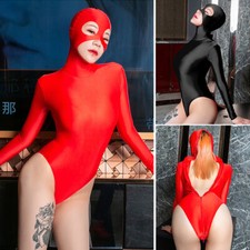 Damen shiny lycra zentai - damen,