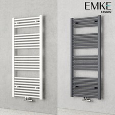 EMKE Badheizkörper Handtuchheizkörper Heizkörper Handtuchwärmer Anthrazit/Weiß