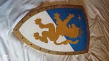 +++Mittelalter+ Larp + Ritterrüstung +Holzschild mit Gravur+++