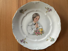 Kuchenteller mit Konfirmations-/Kommunions-Motiv, Lichte-Porzellan