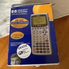 HP Hewlett Packard 49G Graphic CALCULATOR Grafikrechner Taschenrechner SEHR GUT!