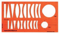 Augenoptik Schablone - standardgraph 6088 - DAS Original