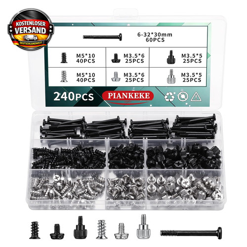 240 tlg schrauben set für - 240-tlg,