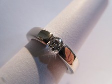 Spannring Ring  Brillant 0,32