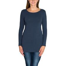 Alkato Damen Langarm Longshirt