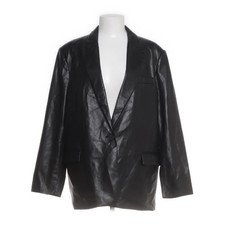 Zara, Blazer, Größe: XL, Schwarz, Polyurethan, Einfarbig, Lederimitat #Lcv