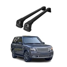 Dachträger Gepäckträger für Land Rover Range Rover L322 2003-2012 Alu Schwarz