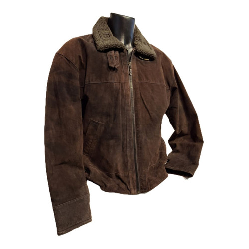 Lederjacke mit fellkragen - lederjacke,