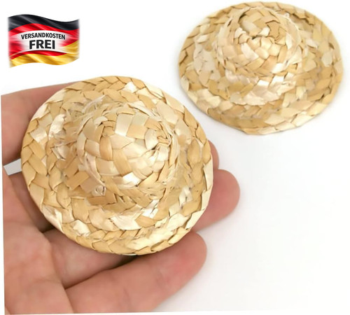 Miniatur strohhut für - miniatur-strohhut,