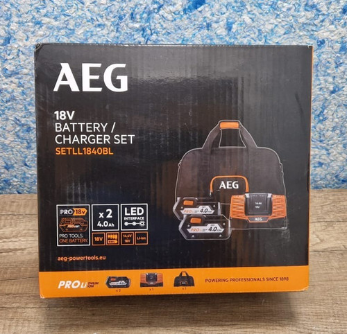 Aeg 18v akku ladegerät set - aeg, akku-/ladegerät-set