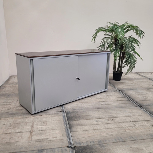 Sideboard grau dunkelbraun - sideboard,