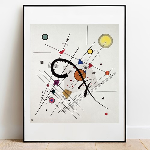 Kunstdruck kandinsky graues - kandinsky,